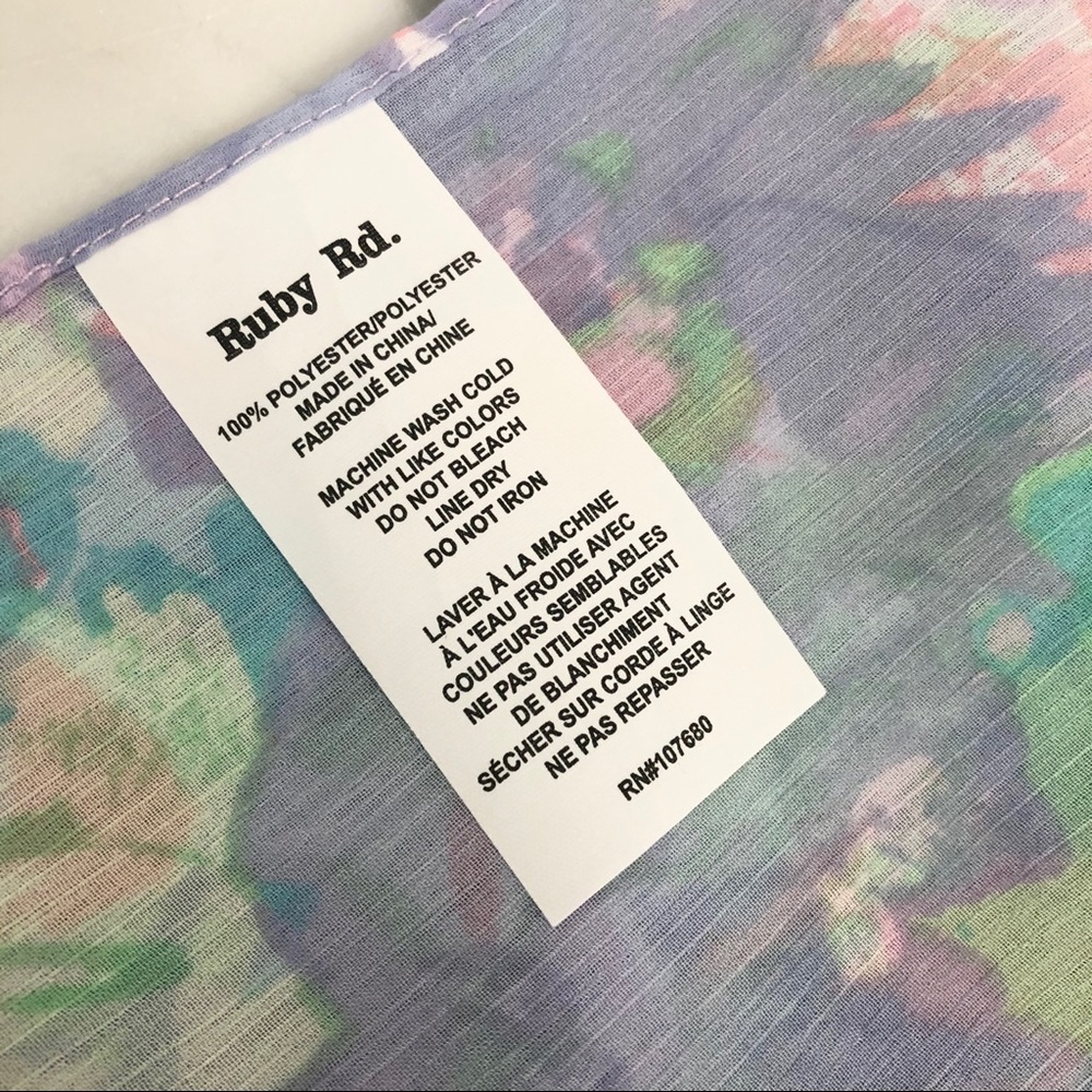 Ruby Rd. Watercolor Shawl - Picture 4 of 4